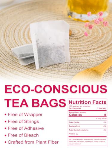 Image of TeeLux Passion Fruit Raspberry Green Tea Bags, Aromatic & Refreshing, 100ct