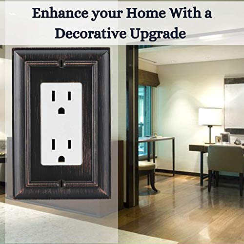 Bates- Bronze Wall Plates Decorator, Wall Plates, Wall Plate Cover, Decorator Wall Plate, Outlet Covers Decorative, Wall Outlet Cover, Electrical Outlet Cover Plates, Wall Plates For Outlets #TOP4