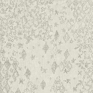 Homepop home decor upholstered round storage ottoman ottoman with storage for living room bedroom with flared legs linen large  urban country home decor