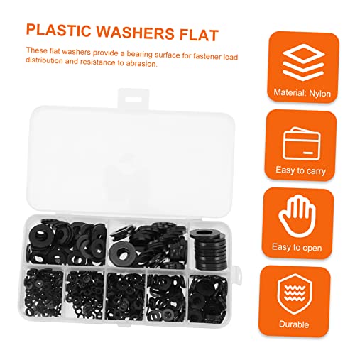 Rondelles plates nylon étanches assortiment de fixations Gatuida - 5