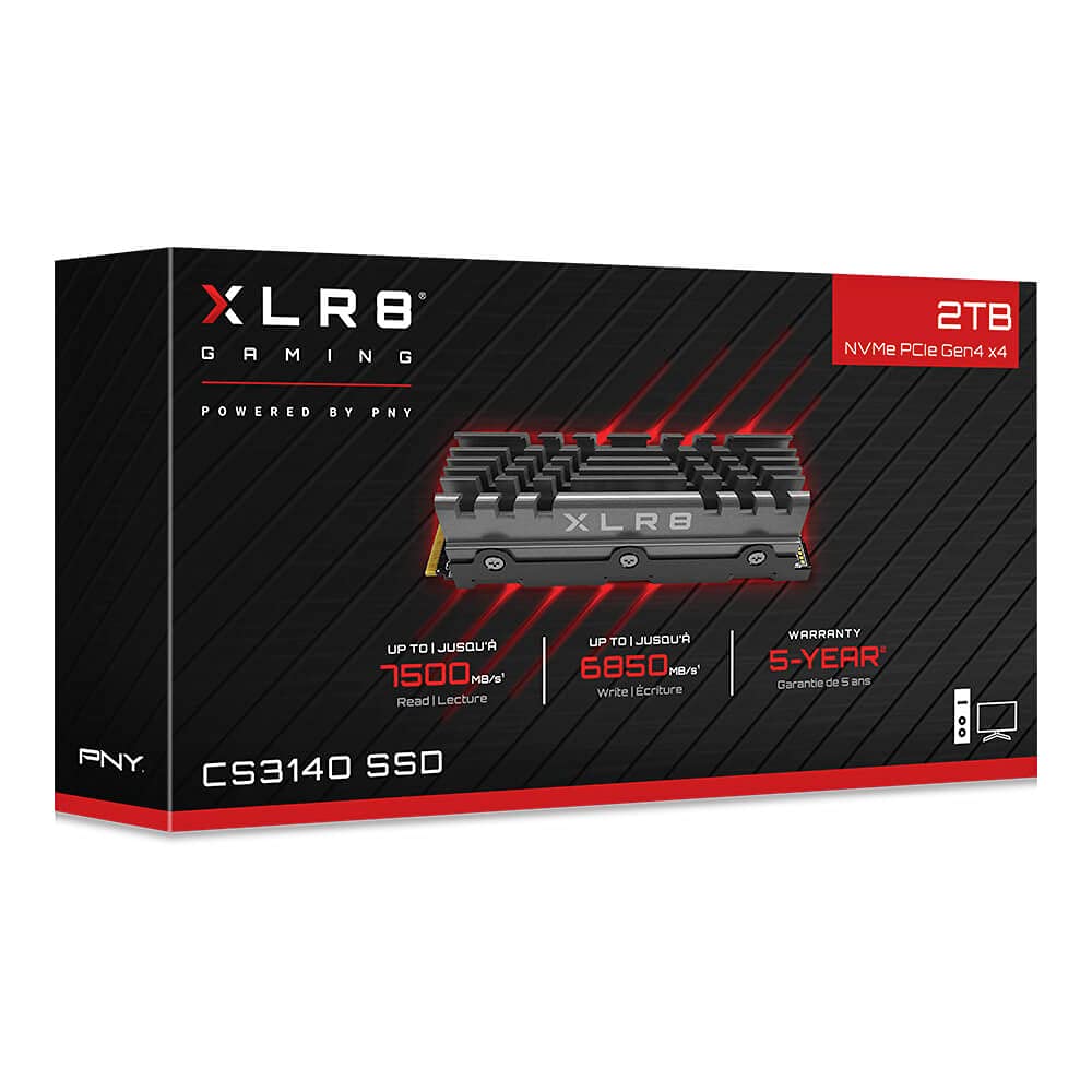 Amazon | PNY ブランド CS3140 M.2 SSD NVMe Gen4x4 SSD 2TB 
