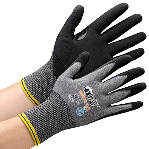 耐切創性手袋 ベストグリップ ブレスカットECO NJJ5359Q 手のひらコーティング グレー LL 1双入