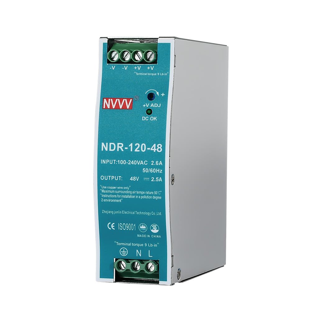 NDR-120-48 - Alimentatore di rete DIN RAIL 120 W, 48 V, 2,5 A