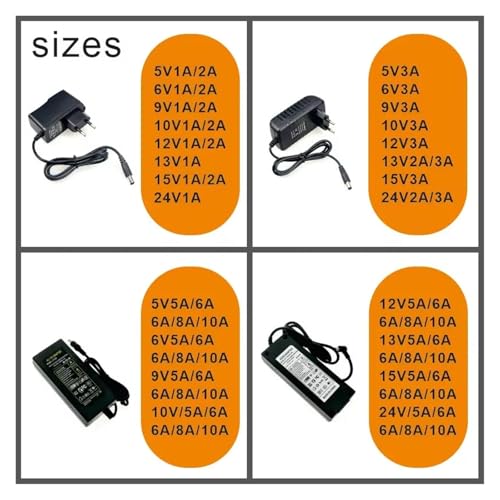 Adaptador de corriente AC DC 5V-24V 10A EU miniatura 2