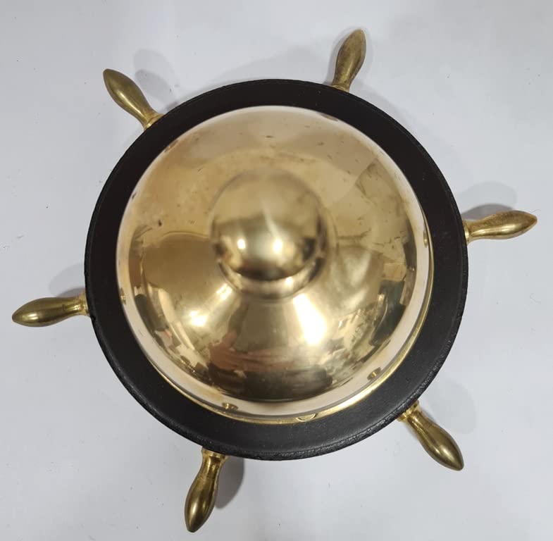 Antique Vintage Brass Table & Desk Bell Call Ring Bells