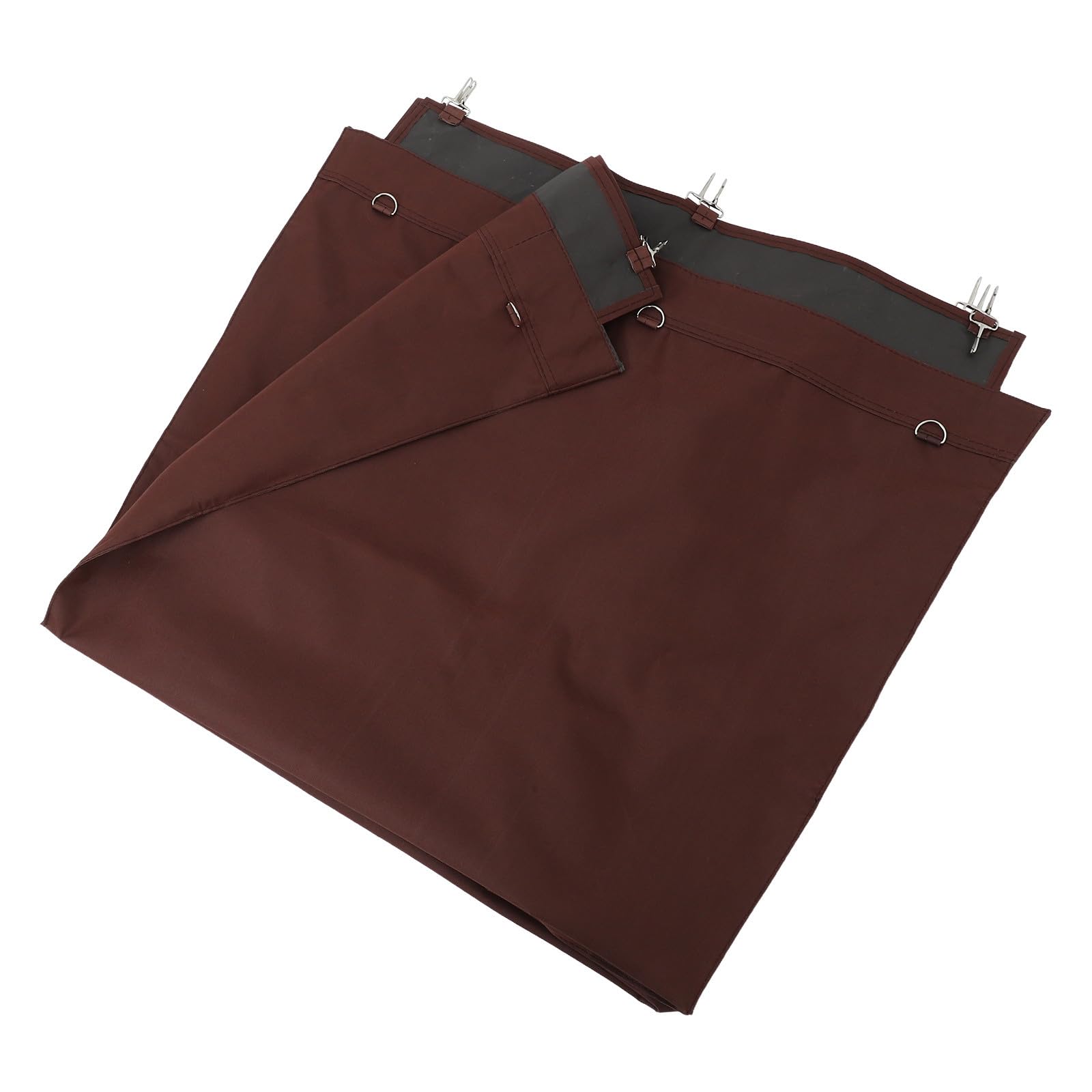 UKCOCO Bolsa Organizadora de Tela Oxford para Carrito de Lavandería, Extraíble, Color Café, Gran Capacidad para Almacenamiento de Ropa y Ropa Clara, Adecuado para Limpieza y Hoteles