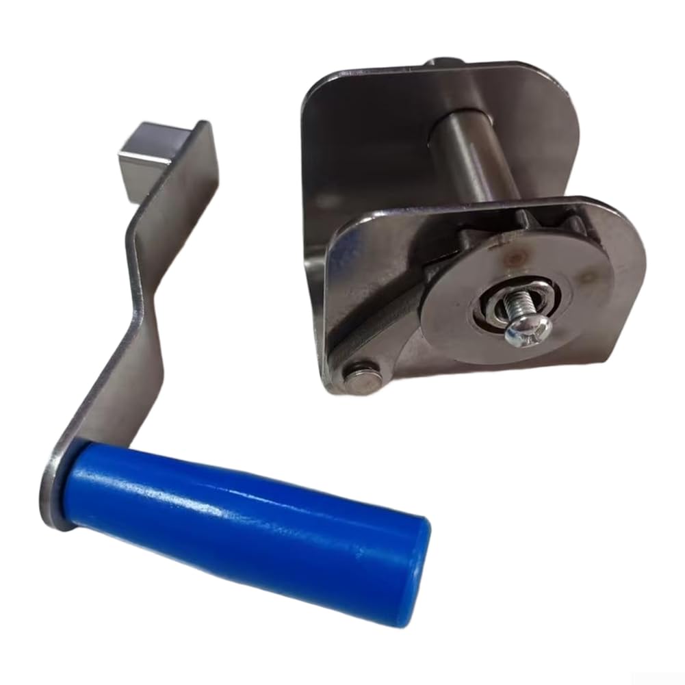Blu In Acciaio Inox Net Post Tenditore Manovella Wire Tightener Per Badminton Tennis Pallavolo Campi Corda Avvolgitore 62x42x51mm