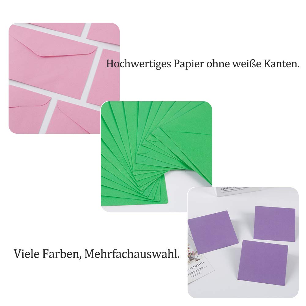 PARTH IMPEX 60 Pack 4x6 Gift Envelopes - Colorful Abstract A4 Paper Size Mailing Invitation Envelopes - Useful For Presents, Money Cash Saving, Wedding, Birthday, Christmas, Photos, Greeting Cards