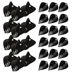 WINMAU – Winmau Rhino Kite Dart-Flights, Schwarz, 10 Sets pro Packung