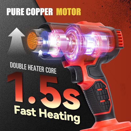 Mdbttools Heat Gun With Two 2.0 Ah Battery thumb #1