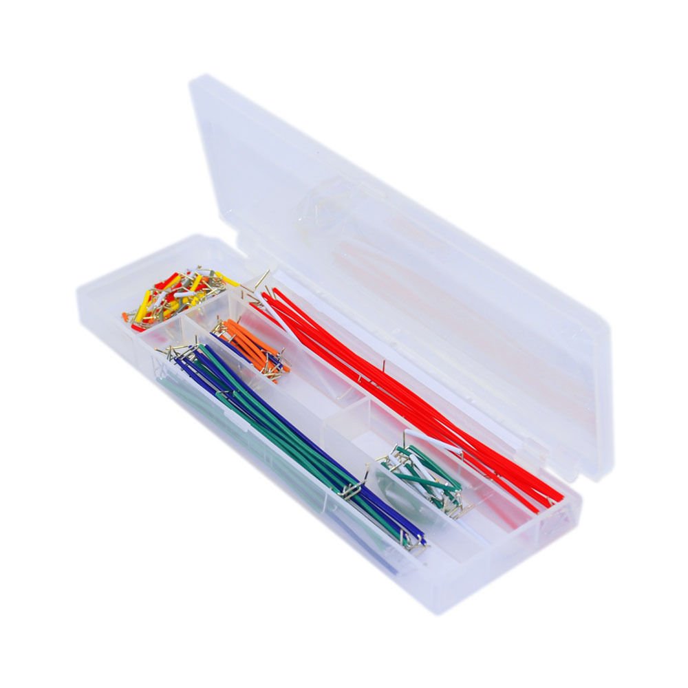Snapklik.com : Tolako Pre-formed 140-piece Jumper Wire Kit Breadboard ...