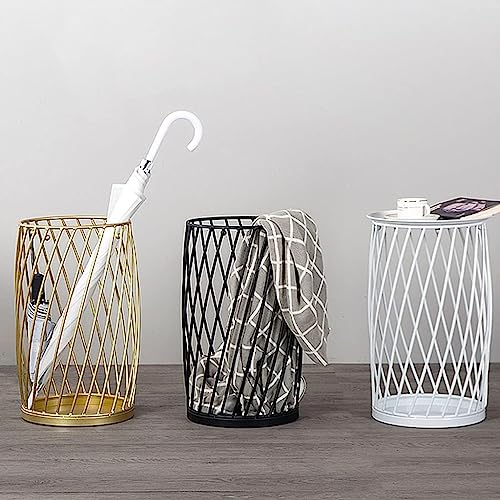 Support de rangement pour parapluies design fer ajouré géométrique - 4