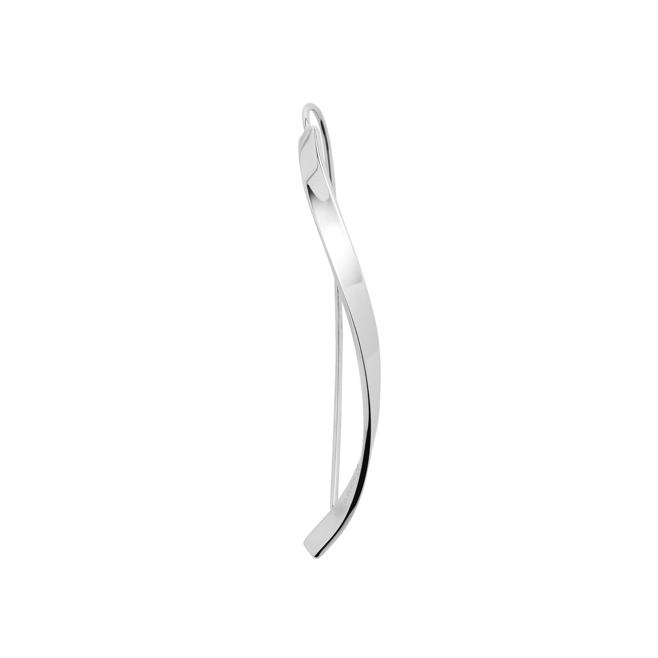 Skagen Kariana Wind Ohrhaken für Damen in der Farbe Silber, 50 mm, SKJ1199040