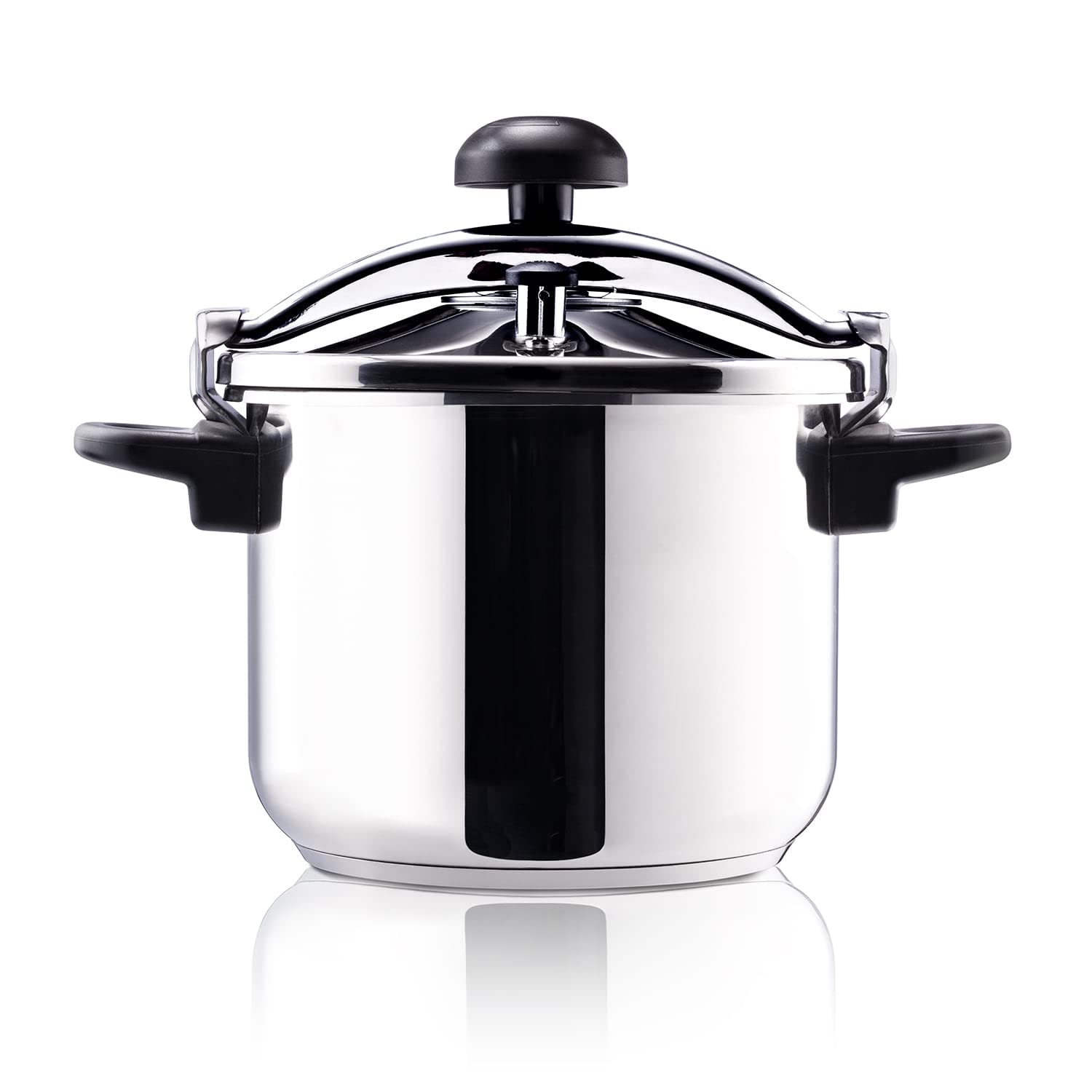 Taurus Classic Moments 8L - Pentola a pressione, capacità 8L, valvola di regolazione della pressione, tocco freddo, per tutti i fornelli, lavabile in lavastoviglie, chiusura con manopola girevole