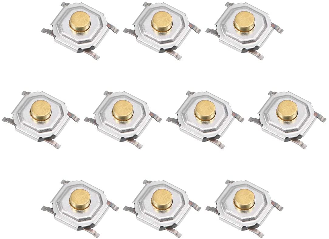 GenericXYWHPGV 10PCS 5x5x2mm Momentary Panel PCB SMD SMT Mount 4 Pins Push Button SPST Tactile Tact Switch(db40a d9bd1 c0af9 03b86 e5660 43e4e