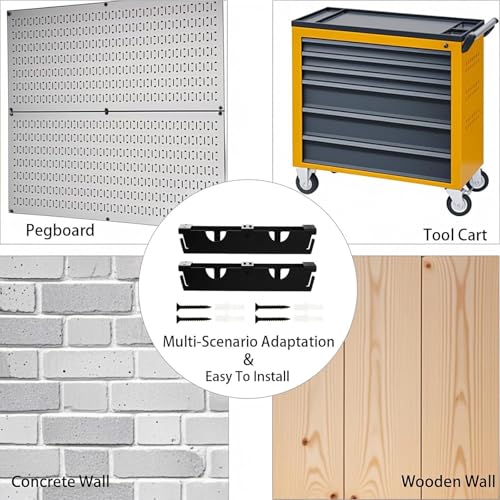 Support meuleuse d'angle mural pour optimiser le garage