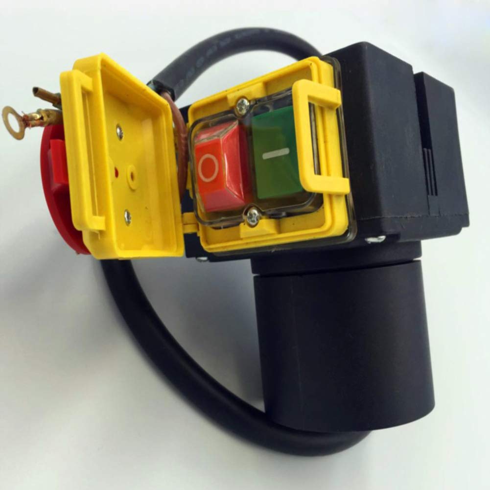 HCK3T 250V 13/6A Étanche câblé Interrupteur à Bouton-poussoir ON OFF Interrupteurs électromagnétique D'arrêt D'urgence Boutons pour Machines-Outils de équipement