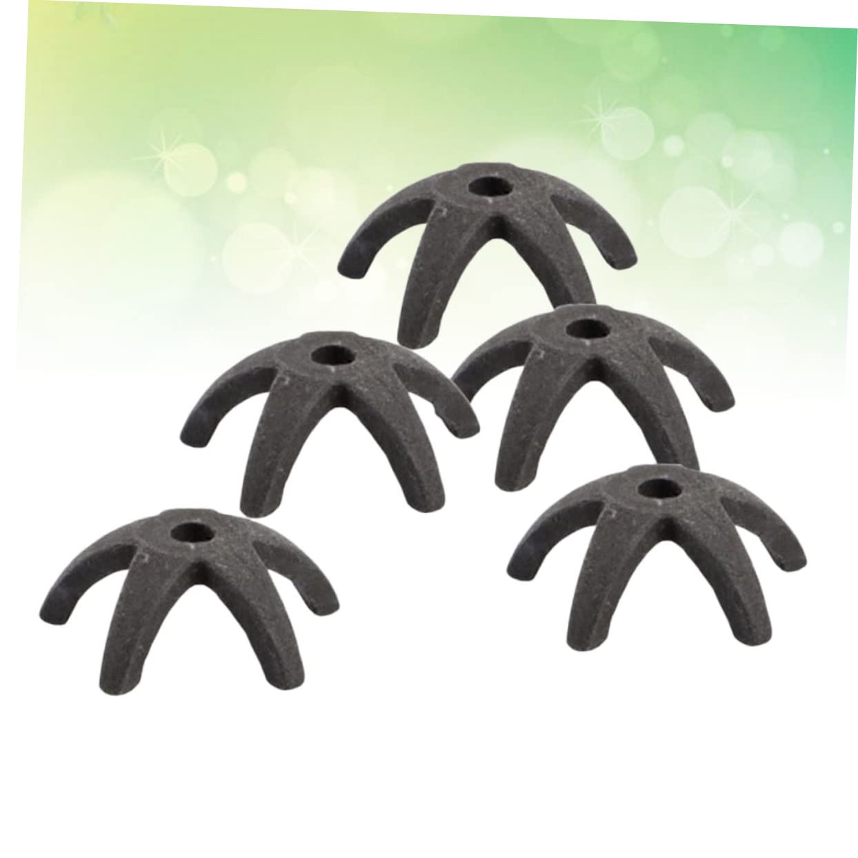 Kisangel 15 Piezas Accesorio De Estrella De Pecera Acuario Suministros Accesorios Decoración De Cerámica Accesorios De Pecera Escondite De Cavernario Acuático Joyería Estrella Adornos