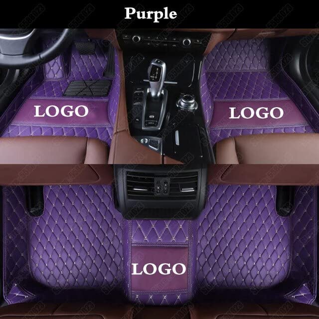 Floor Mats - Custom Car Floor Foot Mats Rugs for Mercedess Benzs S Class S350 S400 S450 S500 S550 S600 S63 AMG W140 W220 W221 W222 S seriess (Purple)
