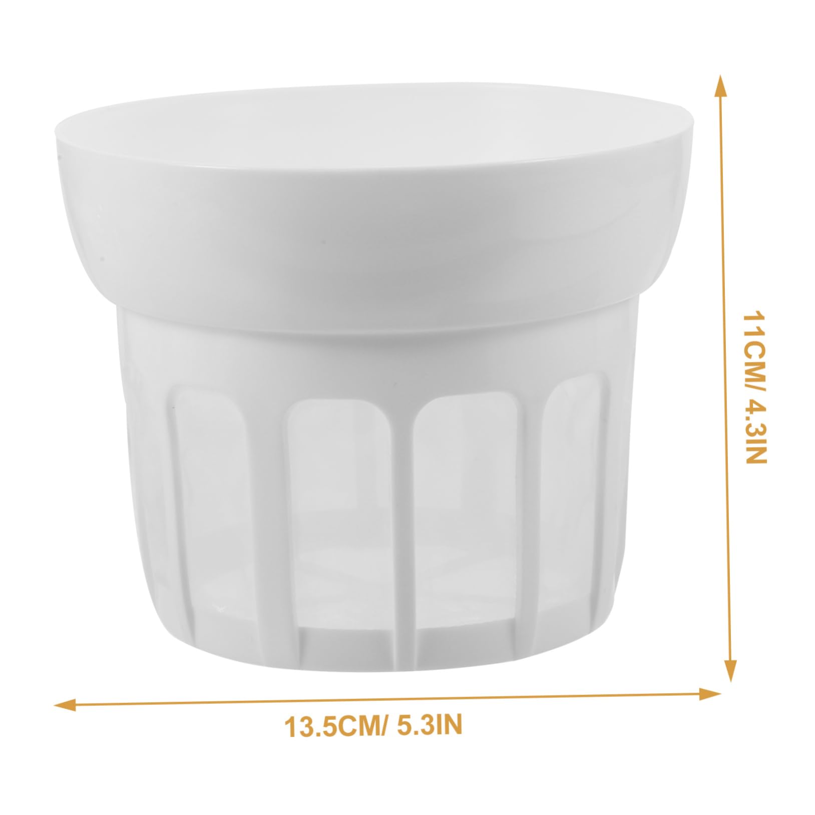 Hohopeti Colino per Yogurt Greco in Plastica Bianca Maglia Fine, Versatile e Facile da Usare, per Cucina e Uso Domestico