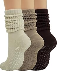 3 Pairs - Beige Coffee Brown