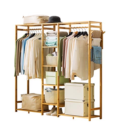 erkebspm Perchero para colgar ropa Perchero Perchero con estante para zapatos para oficina en casa Dormitorio Pasillo/149X30X147Cm