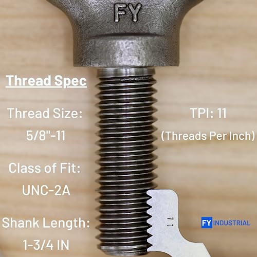 Lifting Shoulder Eye Bolt 5/8"-11 X 1-3/4" #TOP4