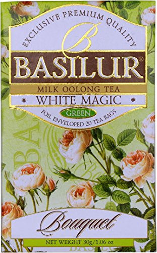 Chá Verde Oolong com Leite White Magic Basilur 30g
