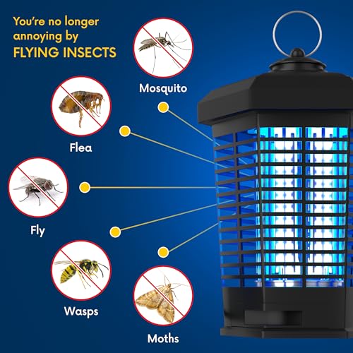 Image of Electric Led Mosquito Killer Lamp for Home Best Fly Catcher Mosquito Trap Machine Mosquito Repellents Machine Mosquito Machine Electric Mosquito Killer Machine for Home (Black) (Black)