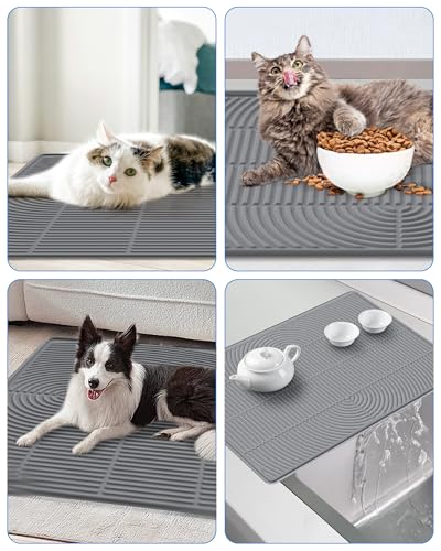 Extra Large Cat Litter Mat XL, 47" x 35", Silicone Waterproof - Image 5