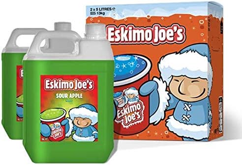 Eskimo Joe's Premium Sour Apple Slush Syrup 2 x 5L Bottles