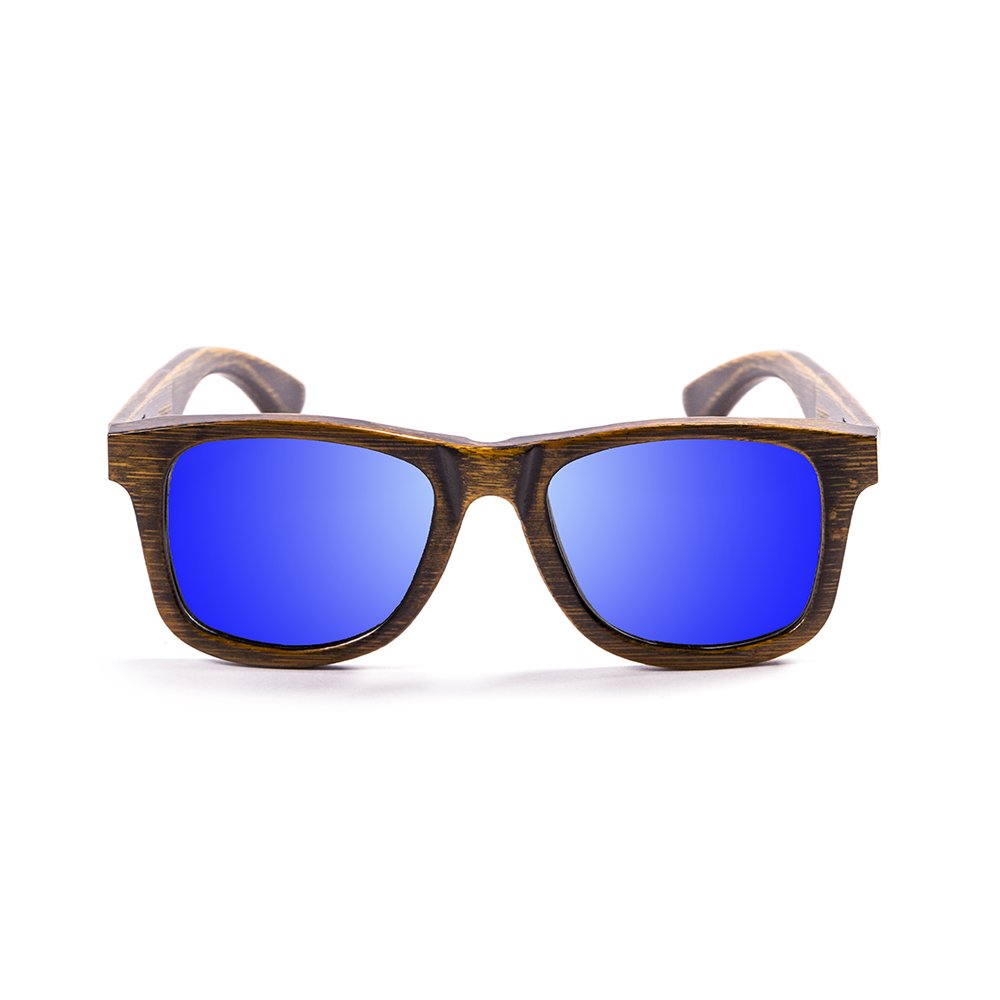 WOODONLY Occhiali da Sole Polarizzati in Legno Casual - Montatura in Legno con Finitura Opaca in Stile Moderno per Uomo e Donna Regali Perfetti (Blu