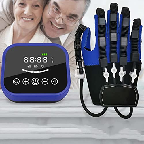 Rehabilitations-Roboter-Handschuhe, Hand Training Rehabilitationsausrüstung Hand Funktionstraining Schiene,für Schlaganfallpatienten mit Hemiplegie,Righthand-M Cover