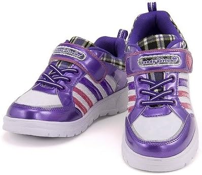 Amazon キャンディパフューム キッズ シューズ Nsf 424 パープル 24 0cm ウェア シューズ Candy Perfume キャンディパフューム 運動靴 スニーカー