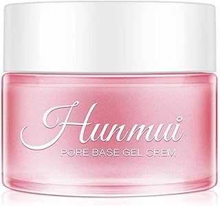 Hunmui Face Primer, Pore Base Gel Cream, Face Foundation Makeup Primer for Cover Acne, Remove Oils, Shrink Pores, Anti-Oxidation, Anti-Aging Wrinkles, 30ml