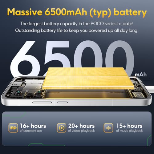 XIAOMI POCO F7 5G Smartphone 12+256G Negro(Chargeur Non Inclus)