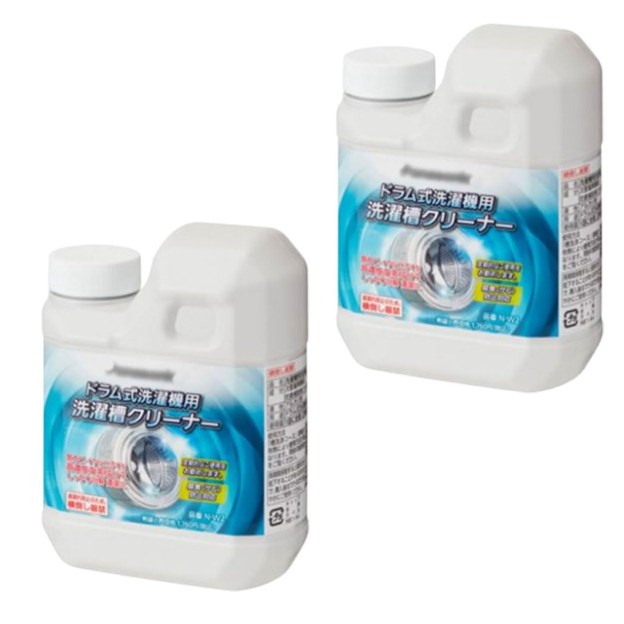 【2個セット】N-W2 洗濯槽クリーナードラム式洗濯乾燥機用 1回分 750ml