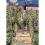 The Artist's Garden at Vétheuil By Claude Monet