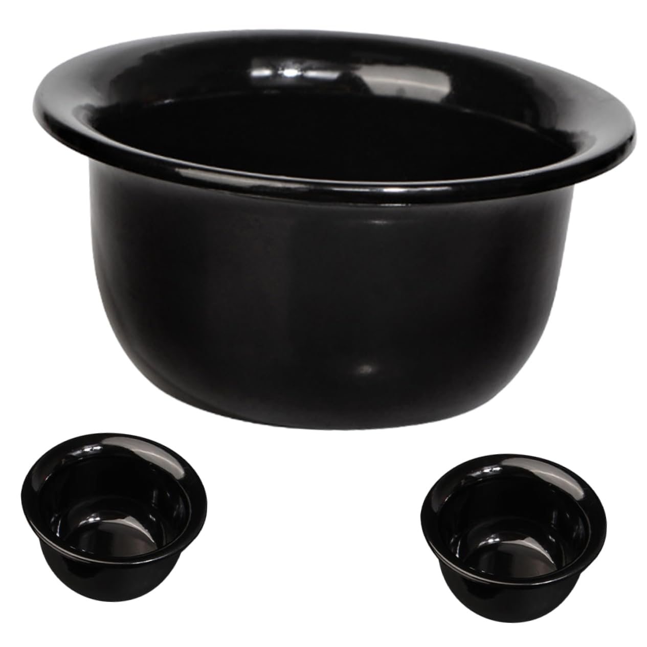 FRCOLOR 3Pcs Men Shaving Bowls Reusable Household Shave Bowl for Lathering Durable Shaving Cup for Men Shaving Supplies