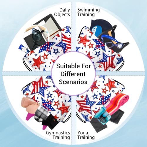Image of America Flag Stars Grip Bags Small Gymnastics Grip Bag for Gymnasts