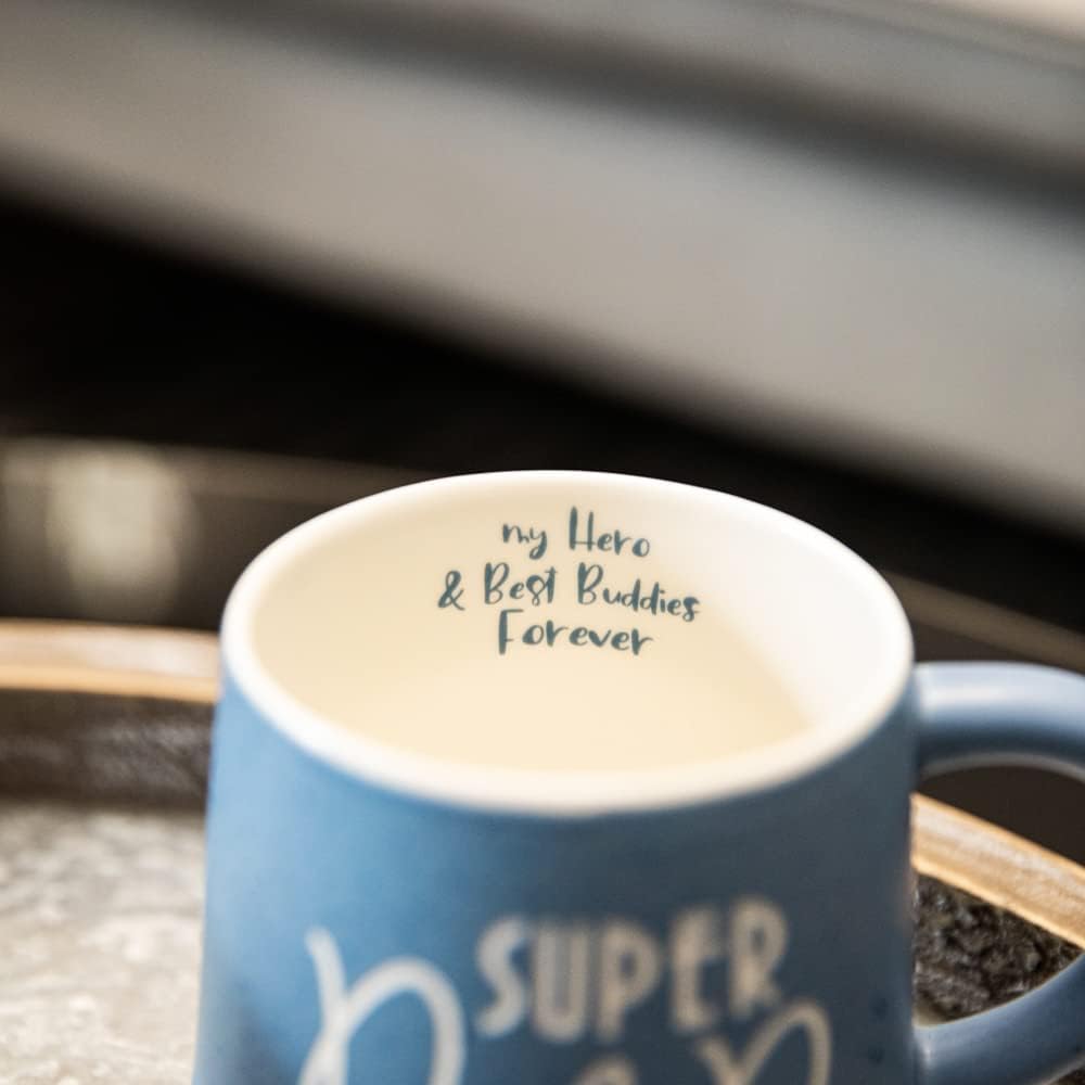 COLLECTIVE HOME - Coffee Mug, Family Ceramic Tea Cup, Funny Gift for Mother's Day/Father's Day, 16 oz, Dishwasher and Microwave Safe, SUPER DAD - Image 5