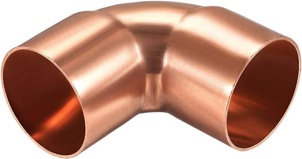 Copper Elbow 90 Degree (Inner Dia: 15 mm, ~5/8 Inch), Wall Thickness: 0.9 mm, (Pack of 2 Pcs)-image-22