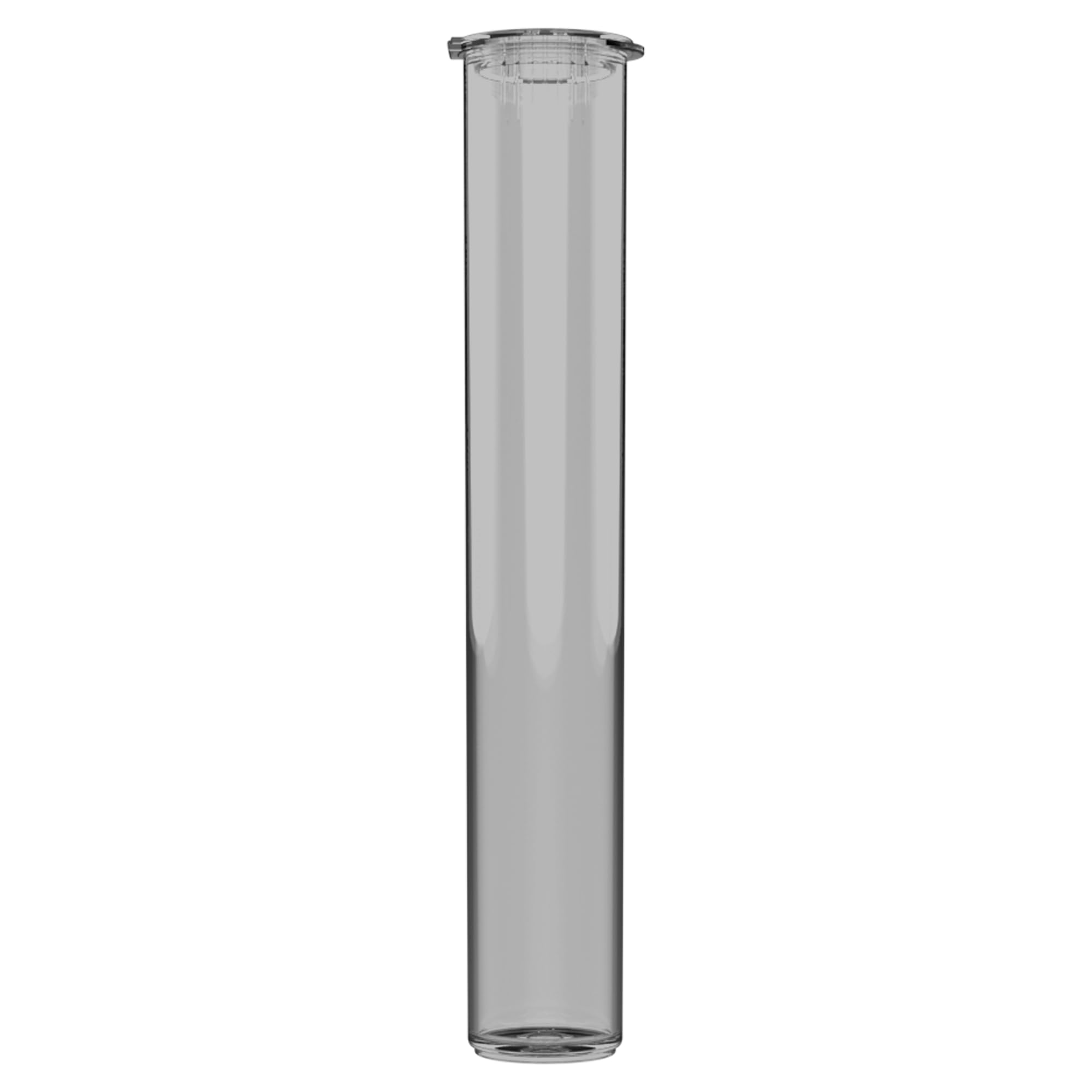 Dragon Chewer 116mm CR Plastic Packaging Pop Top Tubes - Child Resistant Travel Holder Vial Containers - 500 qty (Smoke)
