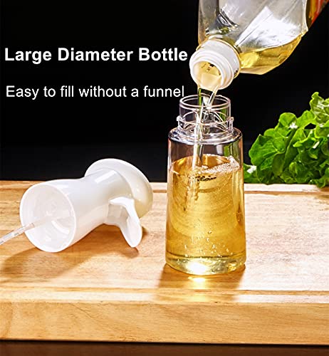 Image of Oil Sprayer for Cooking, Olive Oil Sprayer Mister, Oil Spray Bottle, Portable Oil mister Sprayer Vinegar Spritzer for Air Fryer, Salad Making, Baking, BBQ, Roasting, Frying(A-210ml)