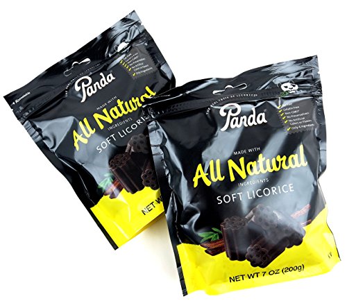 Panda All Natural Black Licorice, 7 Oz Bags In A Blacktie Box (Pack Of 2) #TOP3