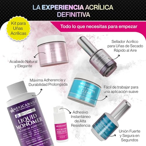 Kit de Uñas Acrílicas Americanails con Mini Mat de Entrenamiento miniatura 2