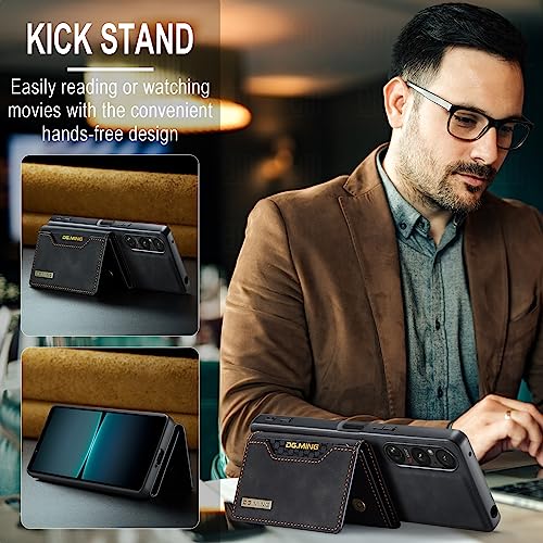 UDBKKDX 2 in 1 Detachable Wallet & Phone Case For Sony Xperia 1 V (2023) - Image 4