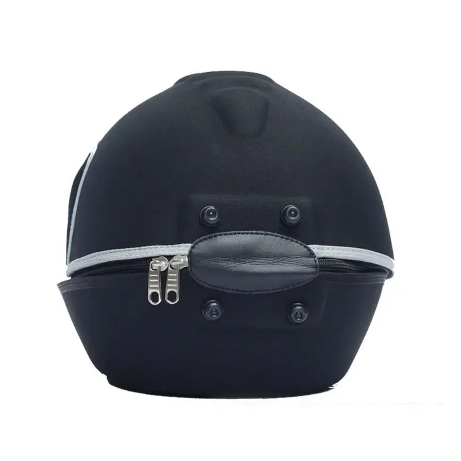 Top Case Motos Bolsas De Equipaje Viaje para Motocicleta Casco Bolsa Gran Capacidad para Montar A Prueba Agua Bolsa De Moto(Black-Grey Line-L)