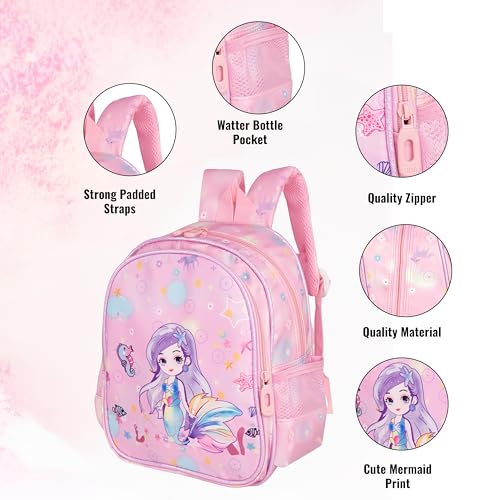Image of Storite School Backpack for Kids Girls 8L|Stylish Durable Water-Resistant Backpack Shoulder School Bags for Girls Kids Birthday Gift