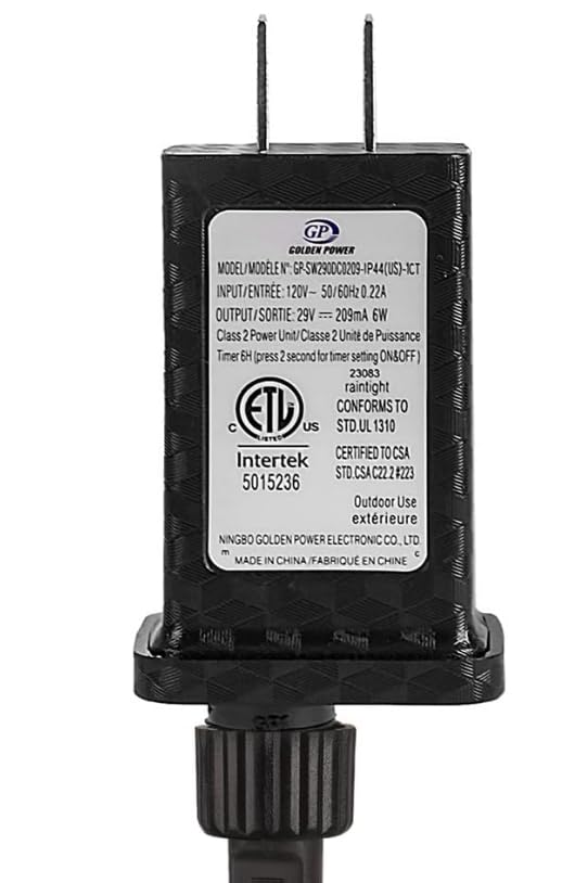 UL plugs with 8 lighting modes and timing functions